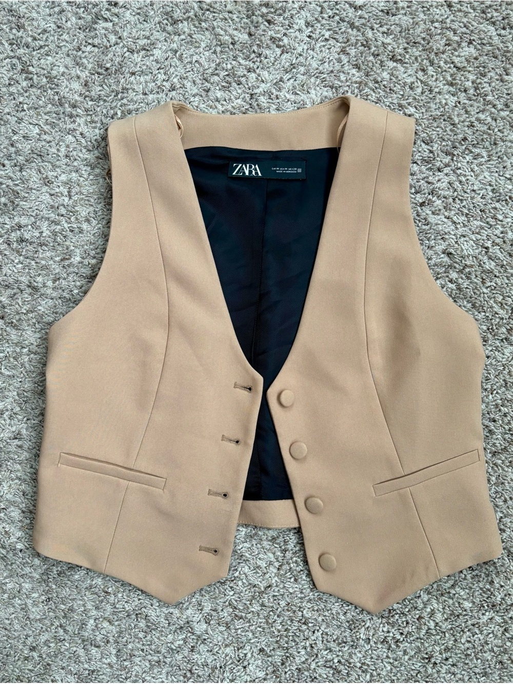 Zara Women's Button Up Vest